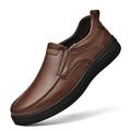 Homme Mocassins et Slip On Chaussures en cuir Mocassins de confort Grandes Tailles Mocassins en cuir Rétro Vintage Entreprise Classique du quotidien Soirée Evénement Cuir Cuir Nappa Ne glisse pas