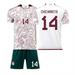 Mens/Kids 2022 Soccer Game Mexico Soccer Fans #14 Jerseys Soccer Team Shirts