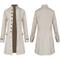 Homme Manteau Caban Utilisation Soirée Le style rétro Printemps Automne Conception spéciale Antique Millésime Rétro Longue Vêtements pour hommes en jacquard médiéval [blanc] Vêtements pour hommes