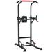 Soges Power Tower Pull Up Bar Workout Dip Station Adjustable Height Strength Training Equipment