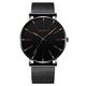 Montre Montres à quartz pour Hommes Analogique Quartz Style formel Tendance Mode Décontractées Montre Décontractée Acier Inoxydable Acier Inoxydable