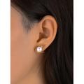 1 paire Boucles d'oreille Clou For Femme Anniversaire Cadeau Fête scolaire Acier inoxydable Classique Mode