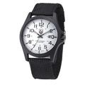 Montre à quartz pour homme montre analogique à quartz bracelet en toile montre décontractée automatique date montre à quartz militaire verte simple analogique sport homme Cadeaux pour la fête des