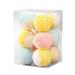 12 Pcs Christmas Cat Ball Toy Kitty Yarn Puffs Assorted Color Small Cat Toy Plush Kitty Soft Balls Cat Pom Pom Balls Fuzzy Kitty Balls for Pet Cat Kitten Kitty 1.6 Inch in Diameter 4.5cm