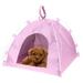 Cat Dog Tent House Breathable Small Medium Pets Puppy Kennel Folding Dog Cat Bed Pad Cage for Indoor Outdoor - Pop Up Dog Cat Tent Traveling Camping Beach Sun Shelter Pink