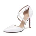 Femme Chaussures à Talons Chaussures de mariage Escarpins Chaussures habillées Grandes Tailles Talons Soirée Travail du quotidien Couleur Pleine Chaussures de mariée Chaussures de demoiselle d'honneur