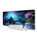 Grand tapis de souris xl 35.4x15.7in grand clavier d'ordinateur étendu tapis de souris tapis de bureau pour ordinateur portable avec bords cousus tapis de souris étanche pour gamer maison Bureau