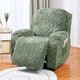 Housse de fauteuil inclinable en velours 1 place, housses de fauteuil inclinable en jacquard extensible pour canapé inclinable à 1 coussin, housse de canapé inclinable à une place, très douce,