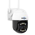 hiseeu 4k 8mp double lentille ptz wifi caméra ip 8x zoom extérieur hd pleine couleur vision nocturne détection humaine caméras de surveillance vidéo