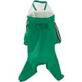 KANY Dog Raincoats for Large Dogs Raincoat Body Covered with Hood Reflective Night Light Strip Double Waterproof Raincoat Bear-Shaped Pet Dog Hooded Cape Large Dog Raincoat (Green XL)