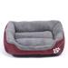 Medium Dog Beds for Medium Dogs Washable Rectangle Dog Bed Medium Size Dog Orthopedic Dog Bed Warming Soft Calming Sleeping Puppy Bed Durable Pet Bed