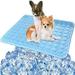Premium Pet Cooling Mat for Dogs and Cats - Non-Toxic Breathable Ice Silk Cooling Pad Blanket Cushion - Cat Sleeping Mat to Keep Pets Cool and Comfortable - High-Quality Cooling Bed