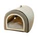 Apmemiss Dog Bed Clearance Sale Dog Bed House 2 Ways To Use Indoor Dog House for Cats and Small Dogs with Mat Removable and Washable Cover House and Non-Slip Bottom Christmas Clearance