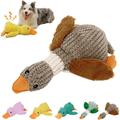 The Mellow Dog Calming Duck The Mellow Dog Duck Toy Zentric Quack-Quack Duck Dog Toy Quack Quack Duck Dog Toy Cute No Stuffing Duck with Soft Squeaker for Indoor Small Dog