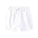 gvdentm Toddler Soccer Shorts Boys Youth Cargo Shorts Quick Dry Shorts for Outdoor Camping Hiking White 110