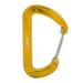 Quick Buckle D Shape Palm Size 12KN Climbing Carabiner Climbing Equipment Accessory for Rock Climbing Gold