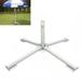 Folding Iron Cross Beach Sun Umbrella Base Stand Holder Patio Outdoor Garden NEW