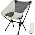 GVDV Portable Camping Chair Ultra Light Mesh Chair Folding Chairs for Outside Collapsible Beach Chair Portable Seat Compact Chairs with Carrying Bag for Outdoor Hiking Waking Traveling