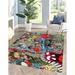 Office Rug Colorful Rugs Large Rugs Outdoor Rugs Soft Rugs Graffiti Rugs Entry Rug Bedroom Rugs Colorful Graffiti Rugs Thin Rug 5.9 x9.2 - 180x280 cm