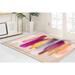 Pink Rugs Colorful Rugs Gold Rug Modern Rug Non-Slip Carpet Door Mat Entry Rug Wedding Rug Outdoor Rug 3D Printed Rug Minimal Rug 2.3 x3.3 - 70x110 cm