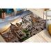 Cappadocia Rug View Rugs Popular Rugs View Rugs Area Rug Winter Landscape in Cappadocia Rug Brown Tones Rug Housewarming Gift Rugs 2.6 x6.5 - 80x200 cm