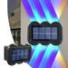 Porch Lights Outdoor CELNNCOE LED Outdoor Solar Lights Land-scape Spotlights Garden Lights Wireless Solar Powered Outdoor Lights/Lighting For Yard Walkway Porch Lights Outdoor