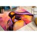 Modern Rugs Animal Rugs Penguins Pastel Painting Rug Colorful Rug Penguin Rugs Outdoor Rugs Office Rugs Runner Rugs Farmhouse Rug 2.6 x9.2 - 80x280 cm