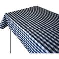 Buffalo Check Rectangular Tablecloth. 52 X 114 Inches. Washable Wrinkle Stain Free Gingham for Buffet Table. Outdoor Picnic . Hotel. Restaurant. Party. Holiday. Black and White