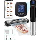 Inkbird Sous Vide Precision Cooker ISV-100W | 1000 Watts WIFI Sous-Vide Cooking Cooker Immersion Circulator | Preset Recipes on APP and Thermal Immersion Sous Vide Machines (American Stan