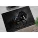 Black Rug Bath Rugs Animal Rug Easy to Clean Rugs Pattern Rug Farmhouse Rugs Black Horse Rug Dining Room Rug Housewarming Gift Rug 3.9 x5.9 - 120x180 cm