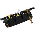 Tools Belt Bag Electrician Tool Bag Garden Waist Bag Heavy Duty Multi-Purpose Tool Pouch for Belt 600D Oxford Cloth Wrench Tools Pouch Tool Organizer Bucket with 12 Pockets (Black)
