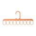 Deagia Stainless Steel Hook Clearance Porous Non Slip Hanger Rack Non Slip Multifunctional Hanger Hook Stocking Holder