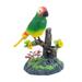 Chirping Bird Sparrow Motion Sensor Christmas Ornament Real Singing Sounds Movement Battery Operated with Pen Holder Not Included Battery(Random Color)