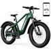 HOVSCO Electric Bike 26 x 4 Fat Tire Ebike for Adults 750W Motor Torque Sensor Mountain Bike 28 Mph & 80 Miles Range Adult Electric Bicycle Green