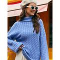 Stylish Cable Knit Turtleneck Sweater