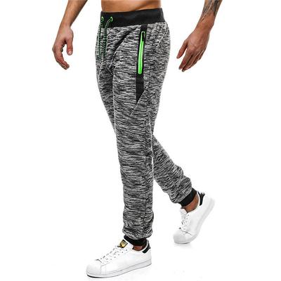 Men's Sweatpants Joggers Trousers Drawstring Elastic Waist Elastic Cuff Plain Comfort Breathable Casual Daily Holiday Sports Fashion Army Green Light Grey