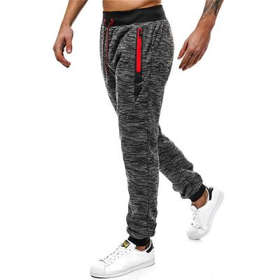 Men's Sweatpants Joggers Trousers Drawstring Elastic Waist Elastic Cuff Plain Comfort Breathable Casual Daily Holiday Sports Fashion Army Green Light Grey