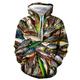 Men's Graphic Fish Hoodie Hoodies Sweatshirt Streetwear Casual Long Sleeve Hooded Casual Daily Black Blue Print Spring Fall Designer