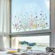 Spring Flower Butterfly Window Sticker Removable Home Decoration Glass Display Window Bathroom Bathtub Surface Electrostatic Sticker
