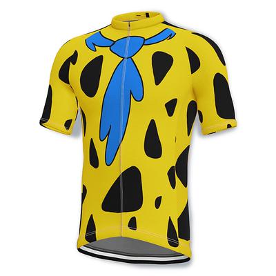 21Grams Men's Cycling Jersey Short Sleeve Bike Jersey Top with 3 Rear Pockets Mountain Bike MTB Road Bike Cycling Breathable Moisture Wicking Soft Quick Dry Yellow Blue Orange Graphic Polyester Sports