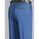Men's Jeans Trousers Denim Pants Pocket Straight Leg Plain Comfort Breathable Outdoor Daily Going out Cotton Blend Fashion Casual Blue Dark Blue