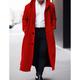 Men's Winter Coat Overcoat Trench Coat Outdoor Daily Wear Fall Winter Polyester Outerwear Clothing Apparel Fashion Streetwear Plain Hooded Single Breasted