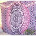 Mandala Bohemian Large Wall Tapestry Art Decor Blanket Curtain Hanging Home Bedroom Living Room Dorm Decoration Boho Hippie Psychedelic Floral Flower Lotus Indian