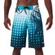 Men's Swim Trunks Swim Shorts Quick Dry Board Shorts Bathing Suit with Pockets Drawstring Swimming Surfing Beach Water Sports Grid Pattern Summer