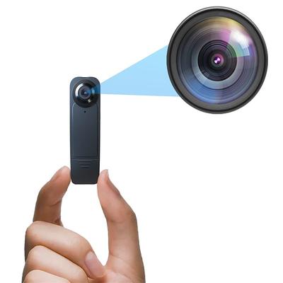 Mini Body Camera True 1080P Portable Camera 64GB Personal Pocket Video Camera Small Security Camera with Motion Detection and Night Vision for Office Security Guard Home Bike