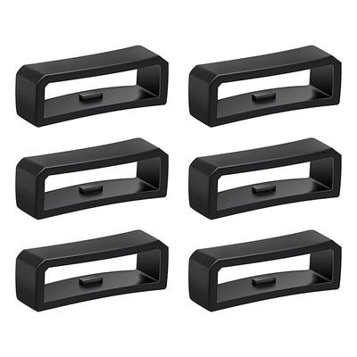 6 PCS Smart Watch Strap Loop for Samsung Galaxy Garmin Forerunner 220 Fenix 7/6/5/5 Plus Instinct 2/2 Solar / Solar / Instinct Standard Forerunner 945/935/745 Watch 3 45mm, Watch 46mm 22mm Silicone