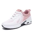 Women's Sneakers Flyknit Shoes Comfort Shoes Outdoor Daily Summer Round Toe Casual Running Tissage Volant Lace-up Black Pink Blue
