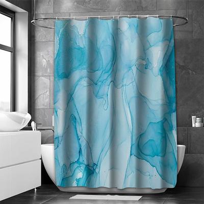 Shower Curtain with Hooks,Marble Pattern Abstract Art Fabric Home Decoration Bathroom Waterproof Shower Curtain with Hook Luxury Modern