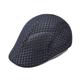 Men's Flat Cap Black White Polyester Travel Beach Vacation Beach Plain Sunscreen