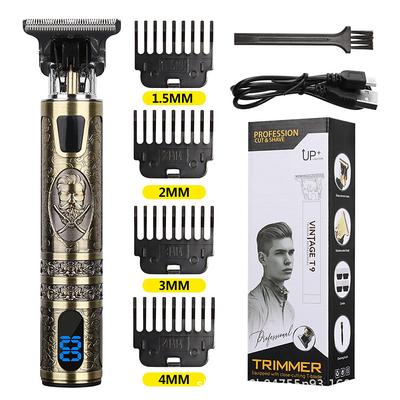 T9 USB Electric Hair Cutting Machine Professional Man Shaver Trimmer New Rechargeable Beard Trimmer Barber Hair Cutting Tools